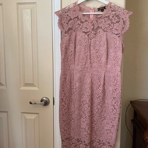 Miusol Mauve Lace Dress